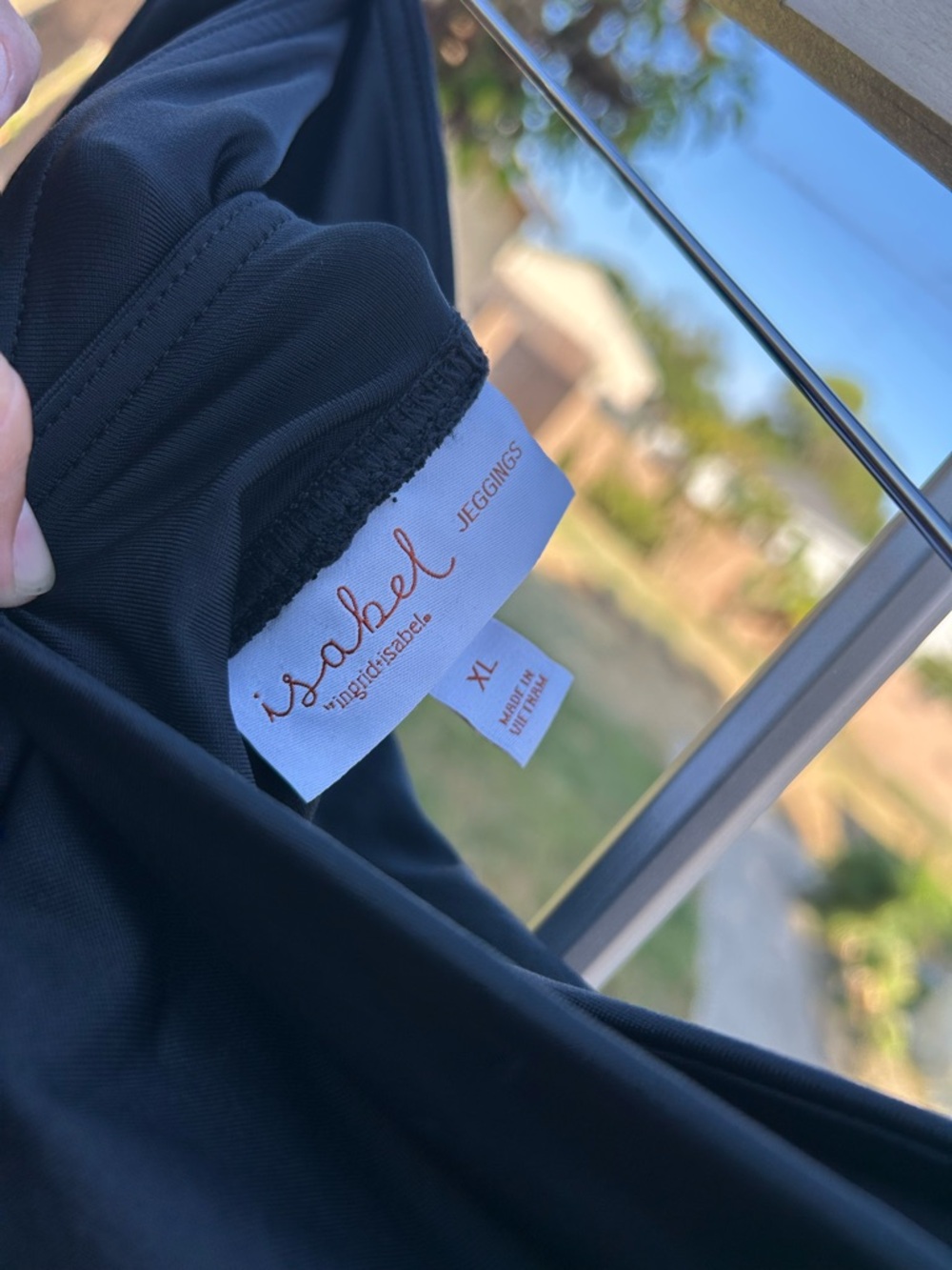 Isabel Maternity by Ingrid & Isabel Black Cropped Maternity Pants - Picture 10 of 16